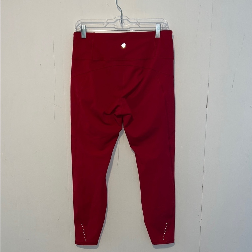 Athleta Women’s Rainer Tight Red Leggings with Zipper Pockets 071426 - Picture 5 of 5